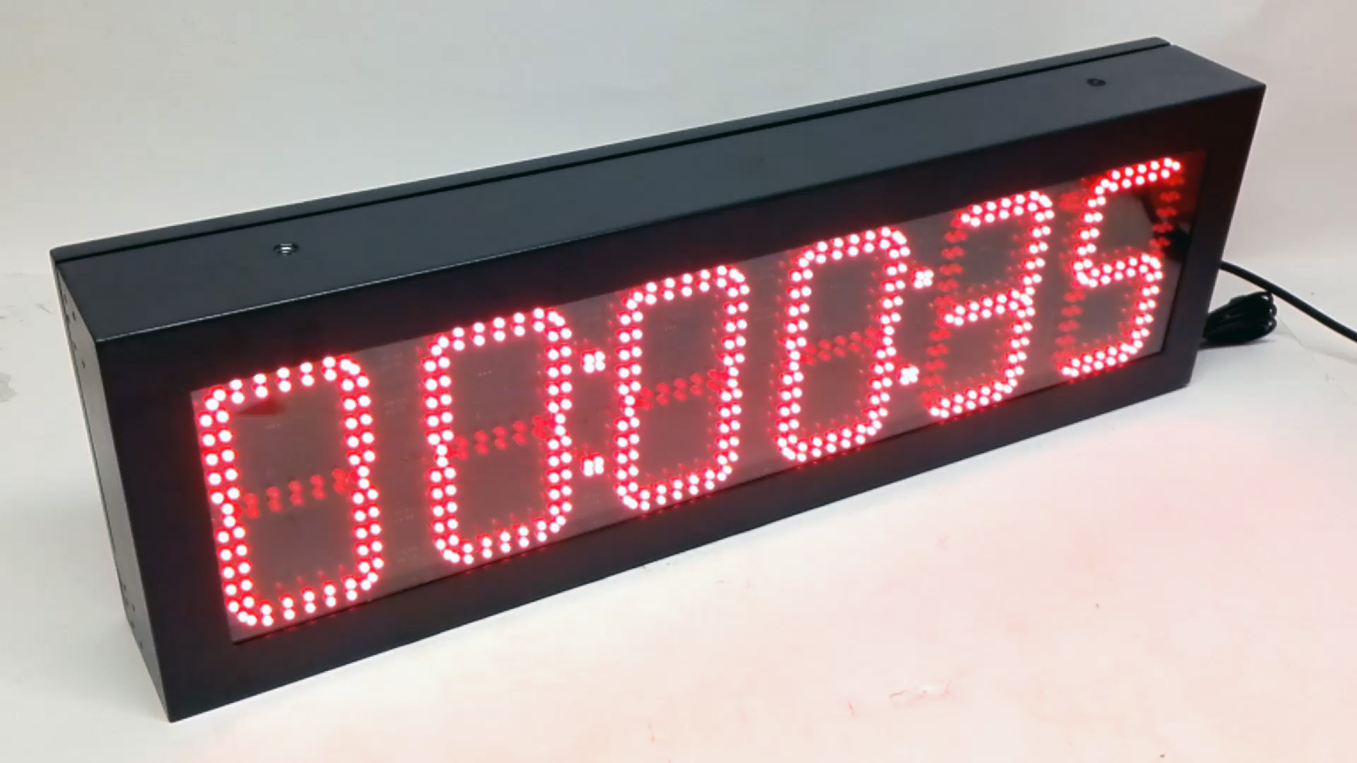 reloj cronometro ascendente descendente temperatura+mando metal led 22.8x73x10 (40eu.) 1u